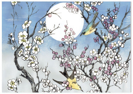 Blossom Moon - A6 Art Card